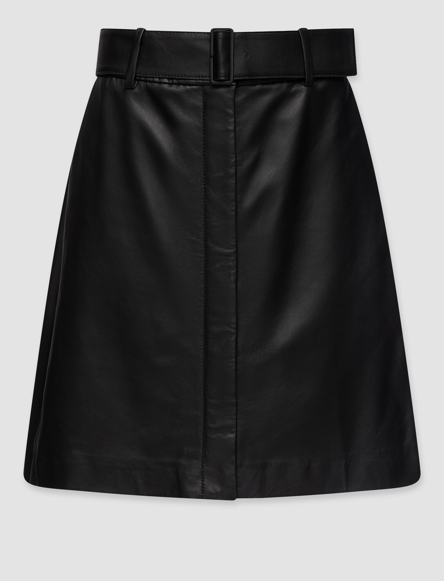 Joseph, Nappa Leather Ivy Skirt, in Black