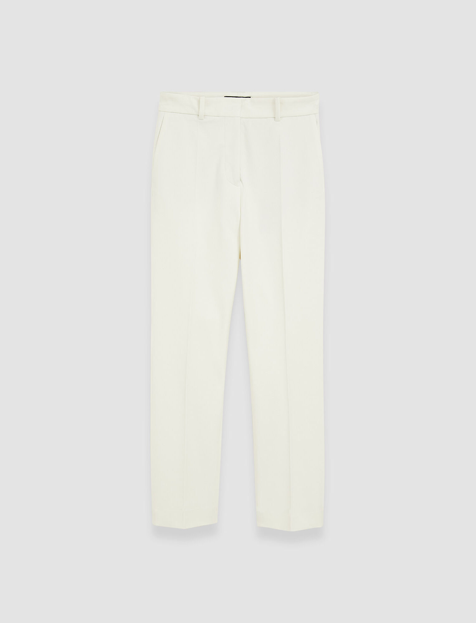 Shop Joseph Gabardine Stretch Coleman Trousers In Oyster White