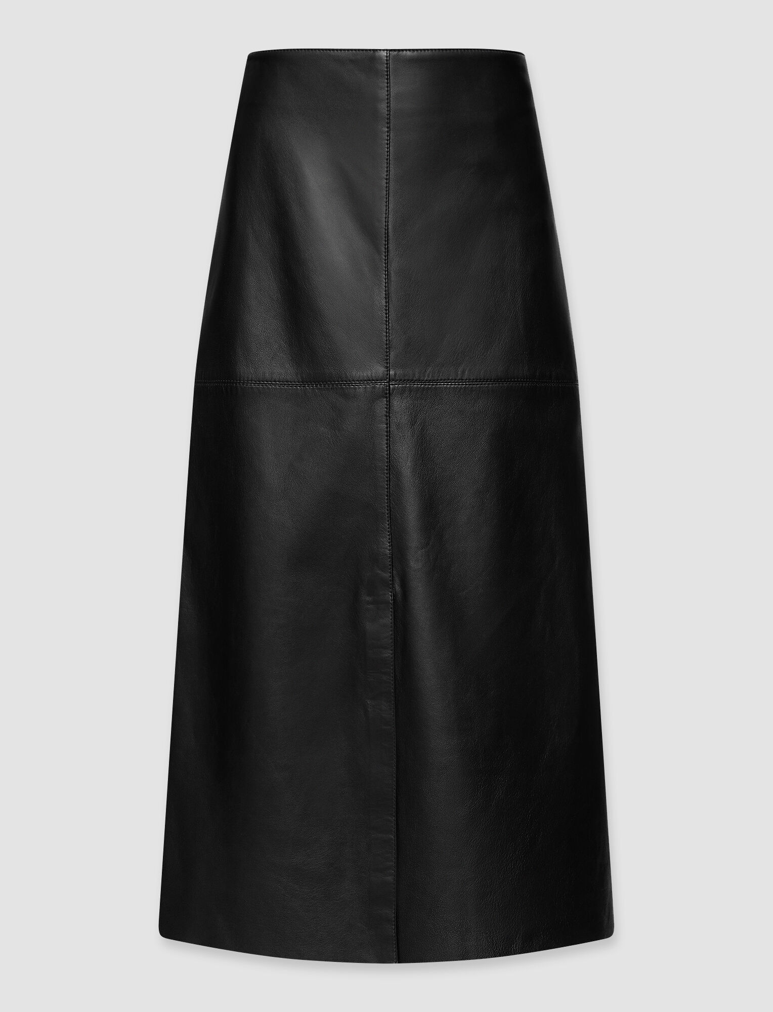 Joseph, Nappa Leather Sidena Skirt, in BLACK