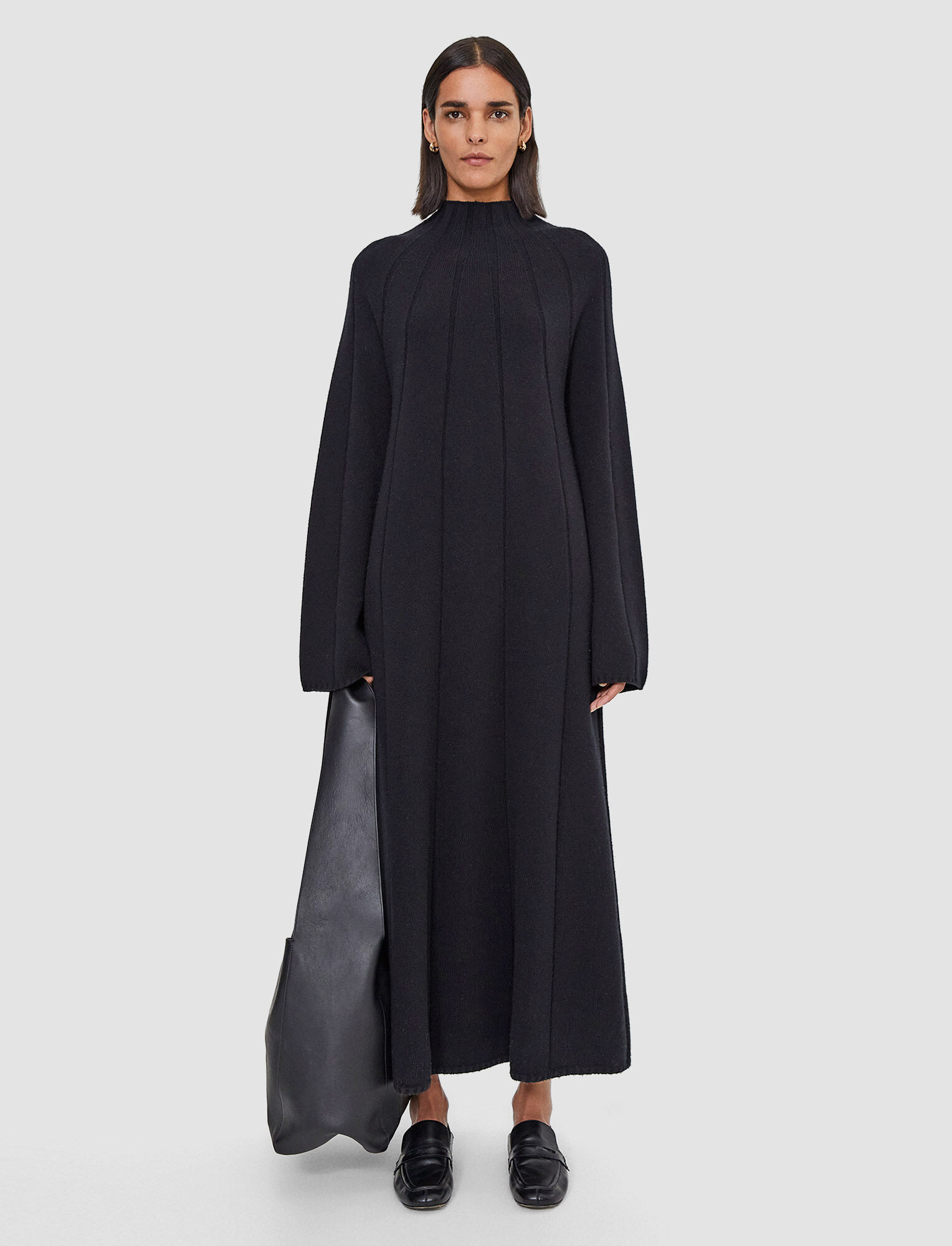 Alexander McQueen Asymmetric Pinstripe Wool Dress - Farfetch