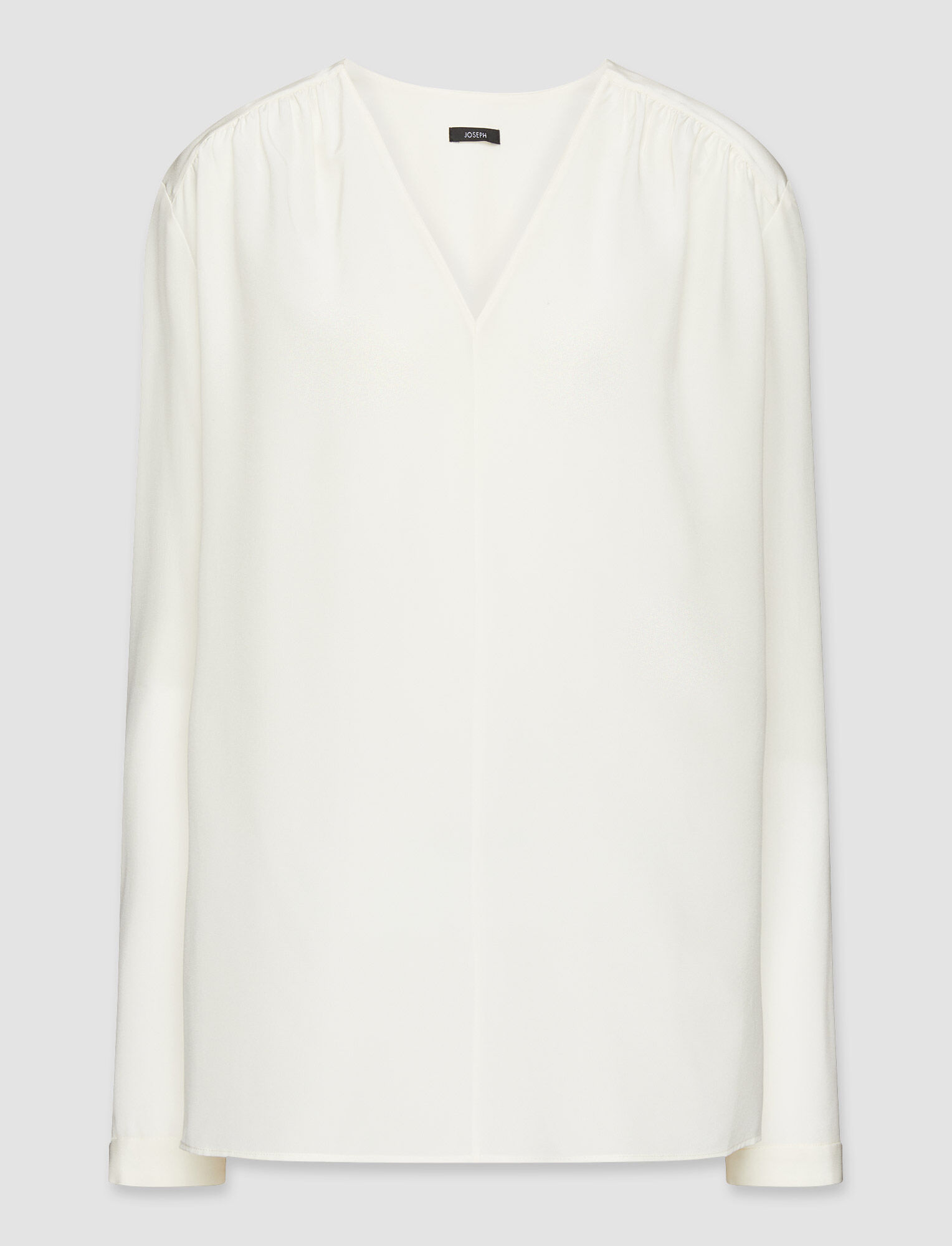 Joseph, Crepe De Chine Newell Blouse, in Ivory