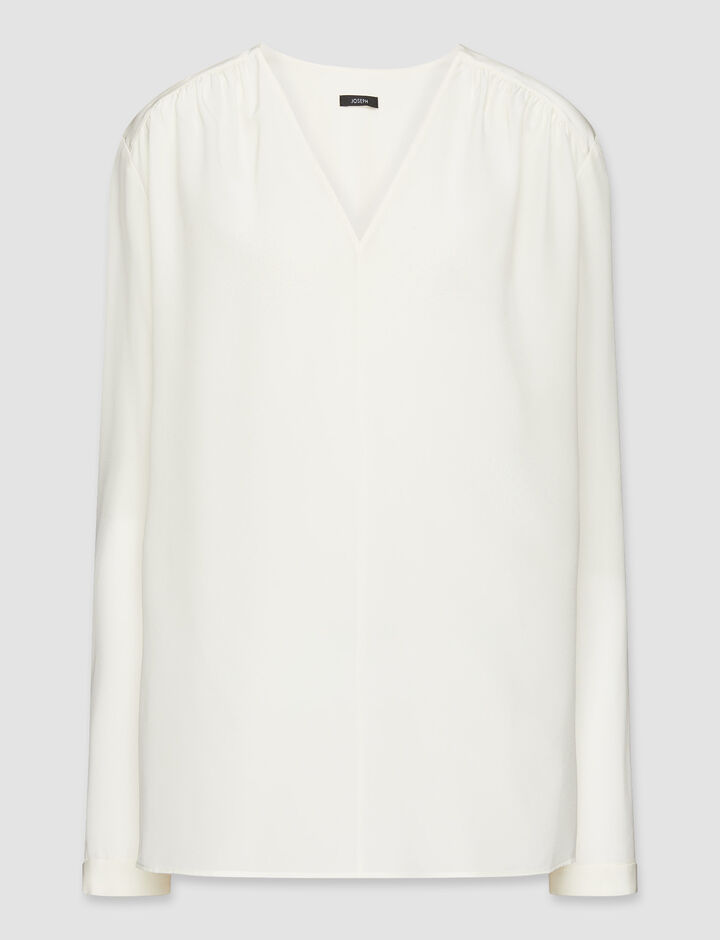 Joseph, New Cdc Newell Blouse, in Ivory