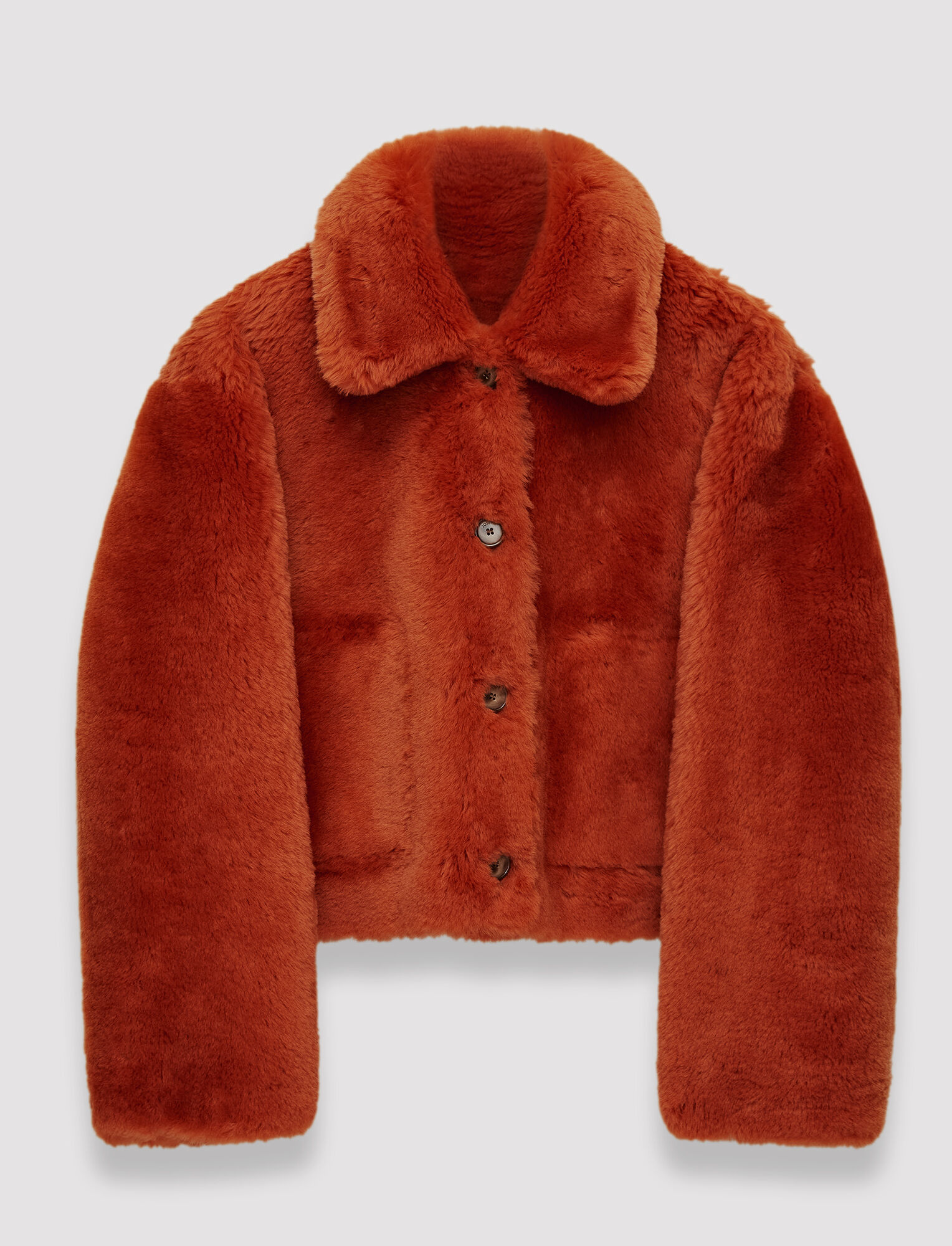 Joseph, Reversible Shearling Alloway Coat, in Cinnamon