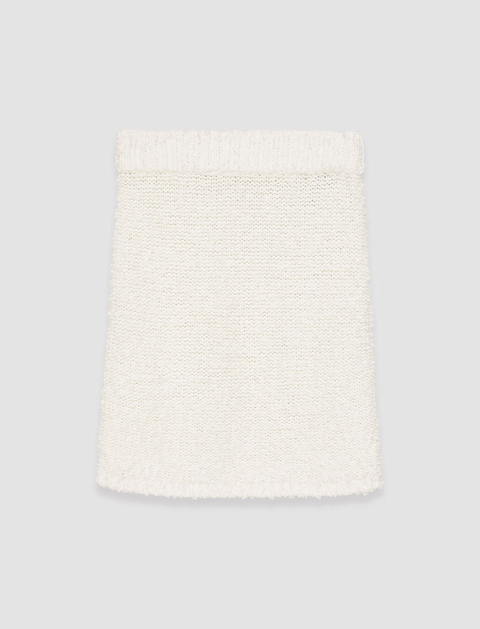 Joseph, Textured Knit Skirt, in Ivory