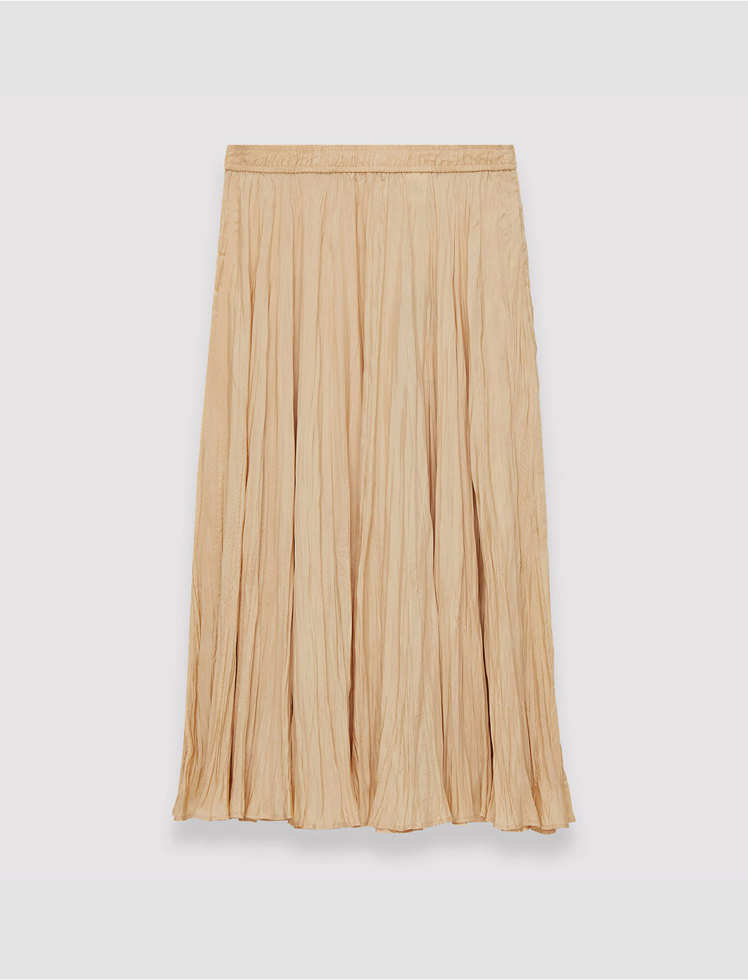 Shop Joseph Silk Habotai Sully Skirt In Sesame