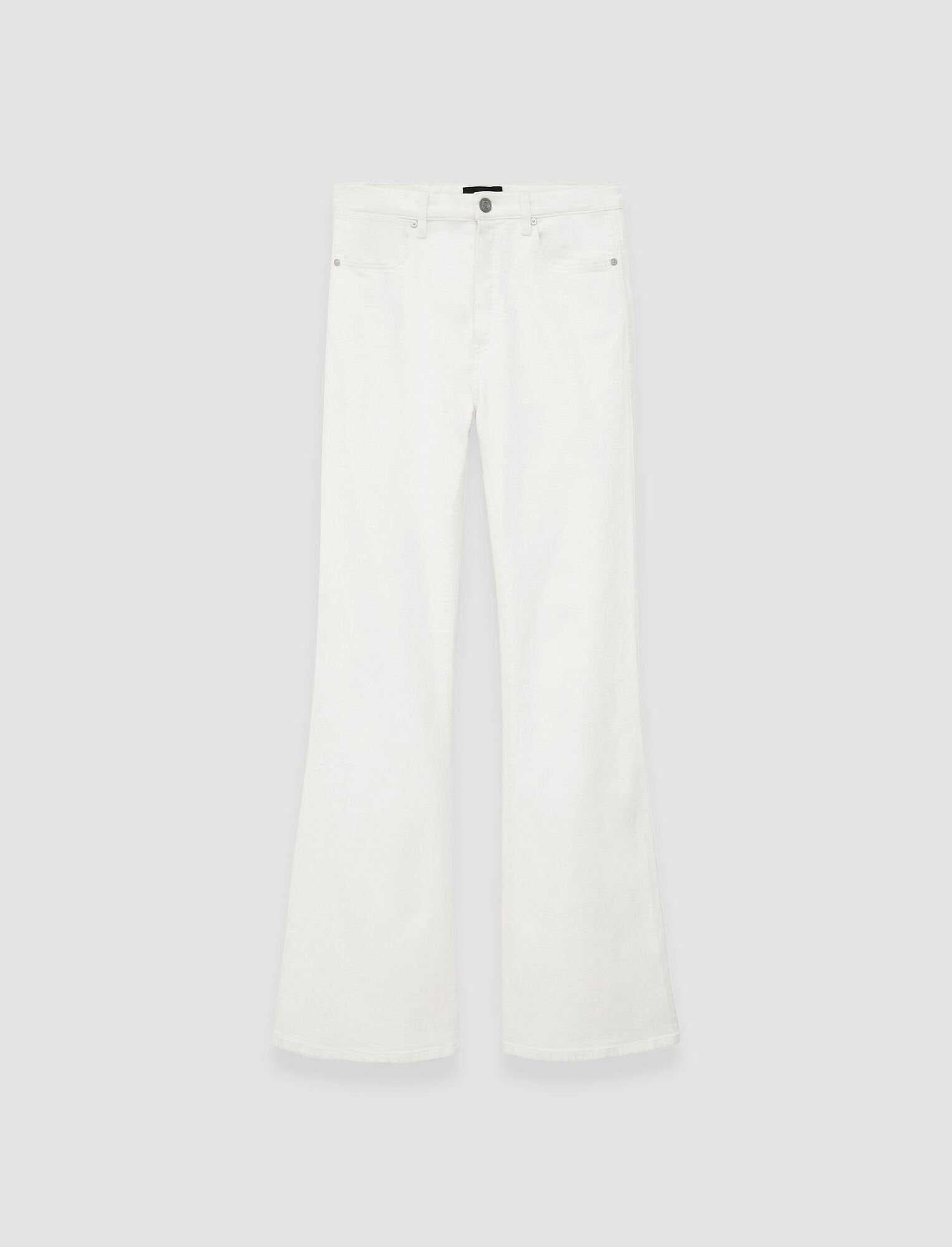 Joseph, Denim Stretch Bond Trousers, in White