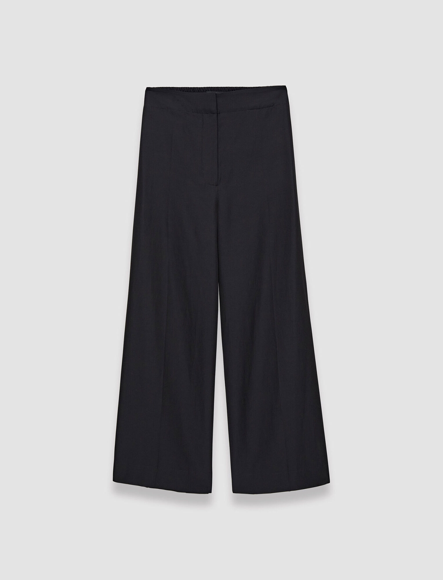 Joseph, Soft Cotton Silk Thurlow Trousers, in Black