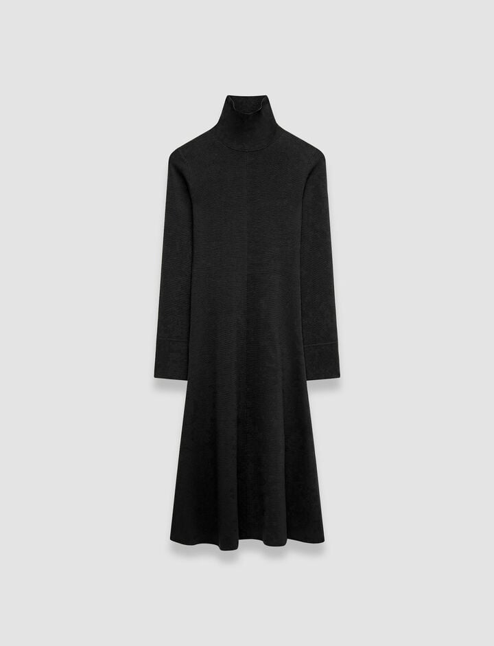 Joseph, Silk Stretch Dress, in Black