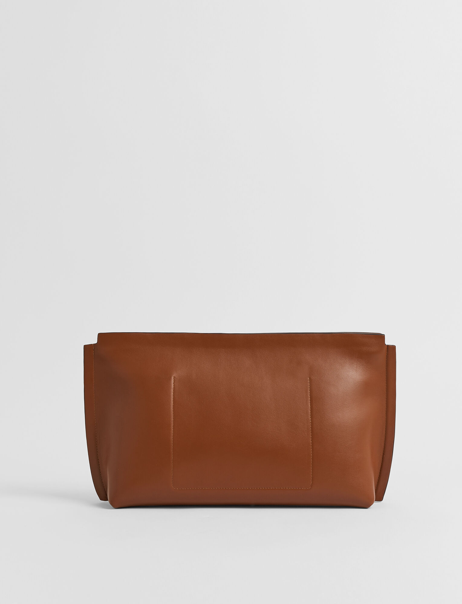 Joseph, Leather Clutch Bag, in Copper