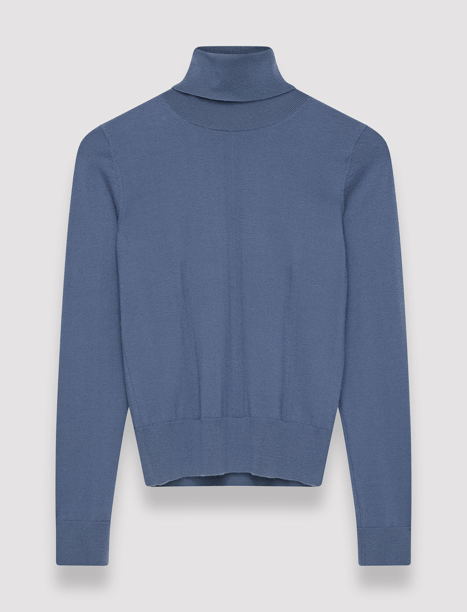 Joseph, Pull col montant en cachemire stretch, in Cloudy Blue