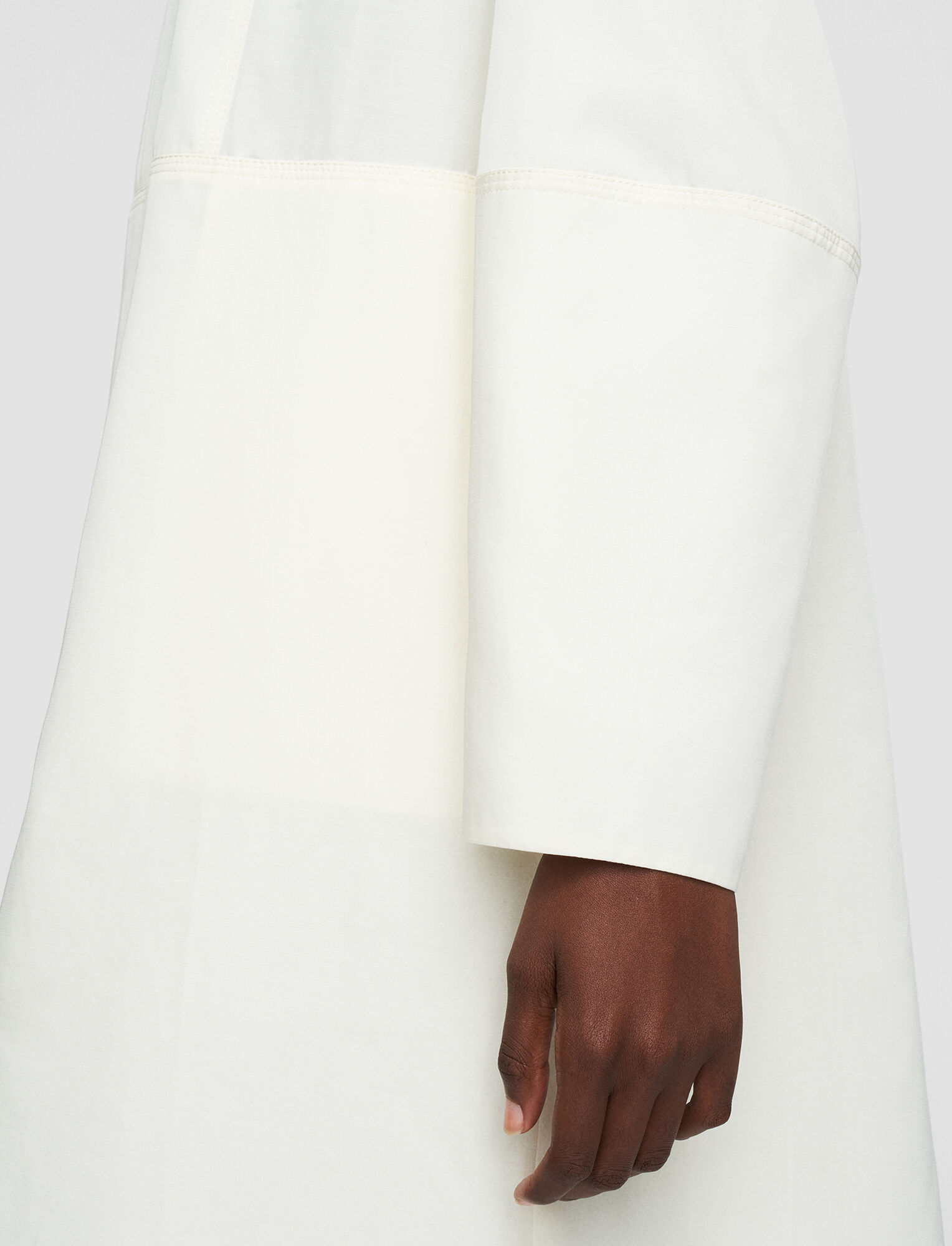 Joseph, Soft Cotton Silk Dasia Dress, in Ivory