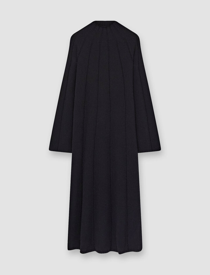 Joseph, Soft Wool Dress, in Black