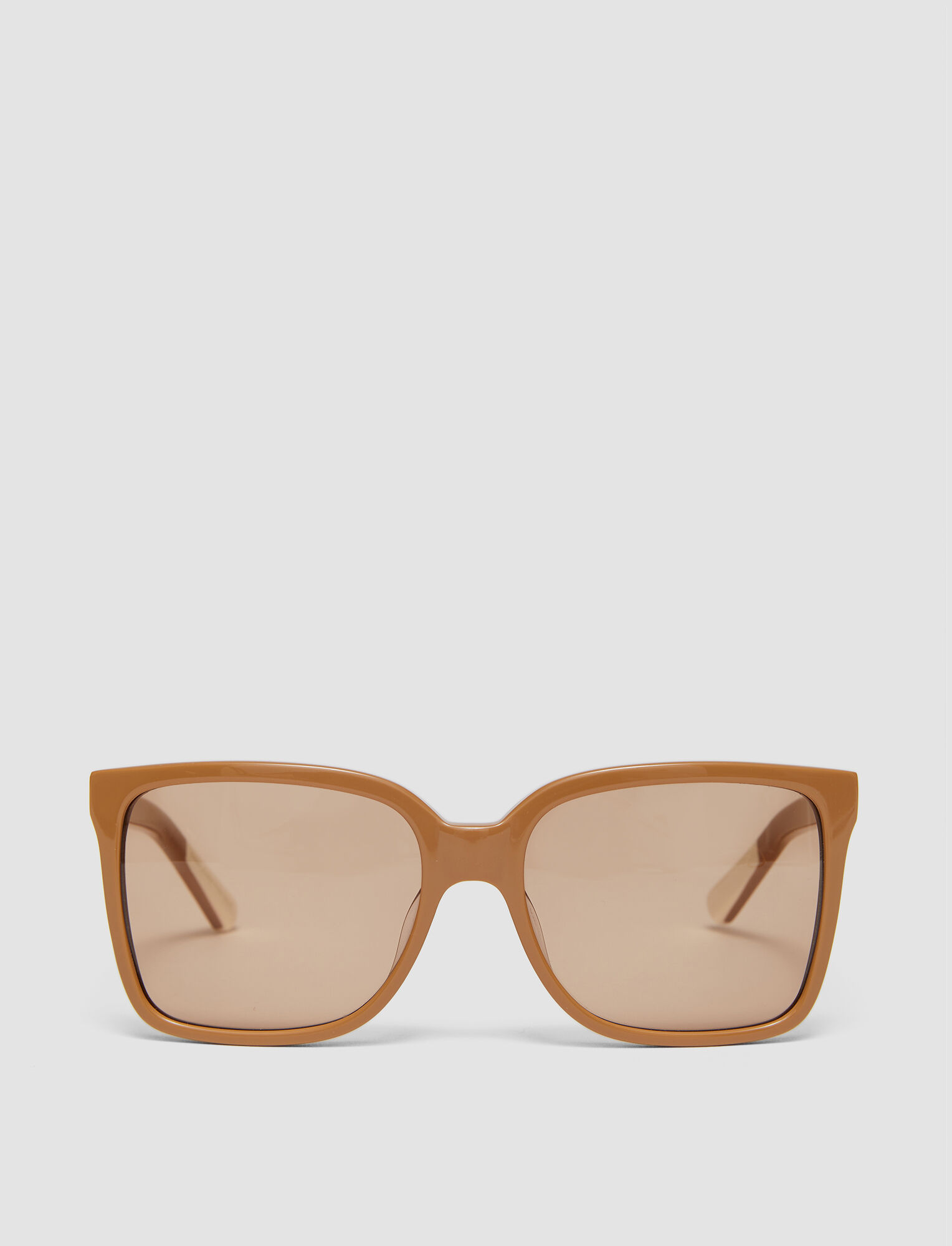Joseph Oversized Square Frame Sunglasses In Almond
