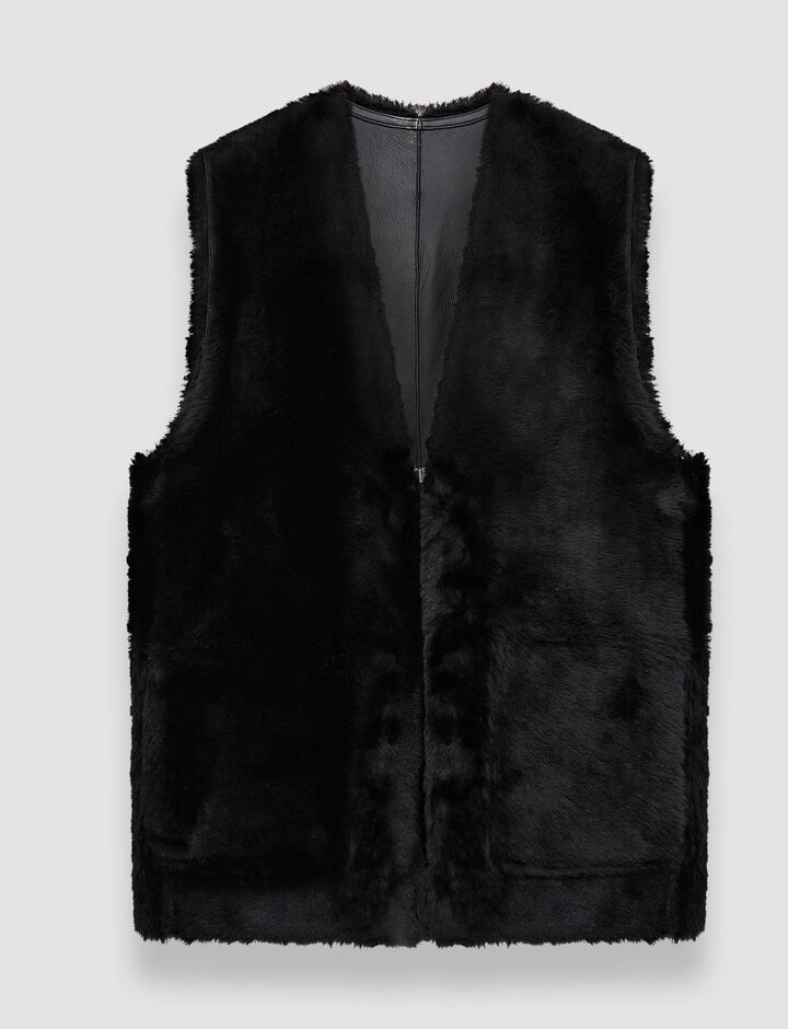Joseph, Reversible Shearling Aberavon Jacket, in Black