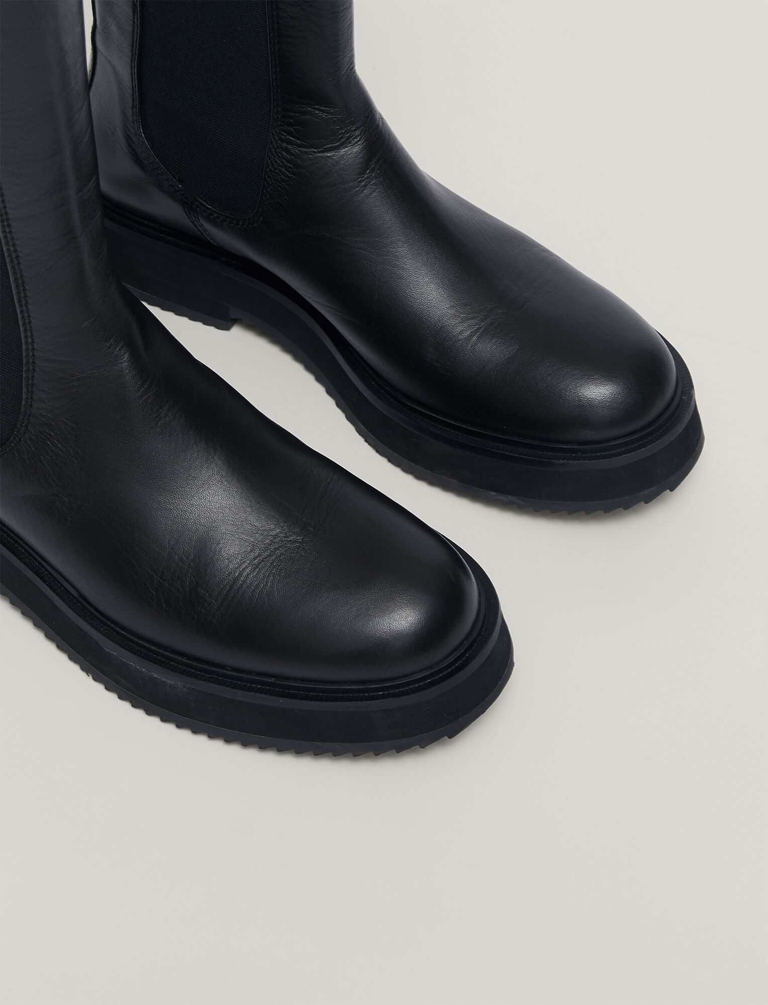 Joseph, Leather British Chelsea Boots, in BLACK