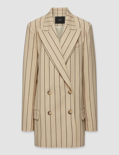 Spring Wool Stripe Jonas Tailored Jacket