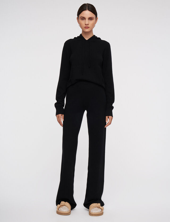 Joseph, Pants-Cosy Wool Cashmere, in Black