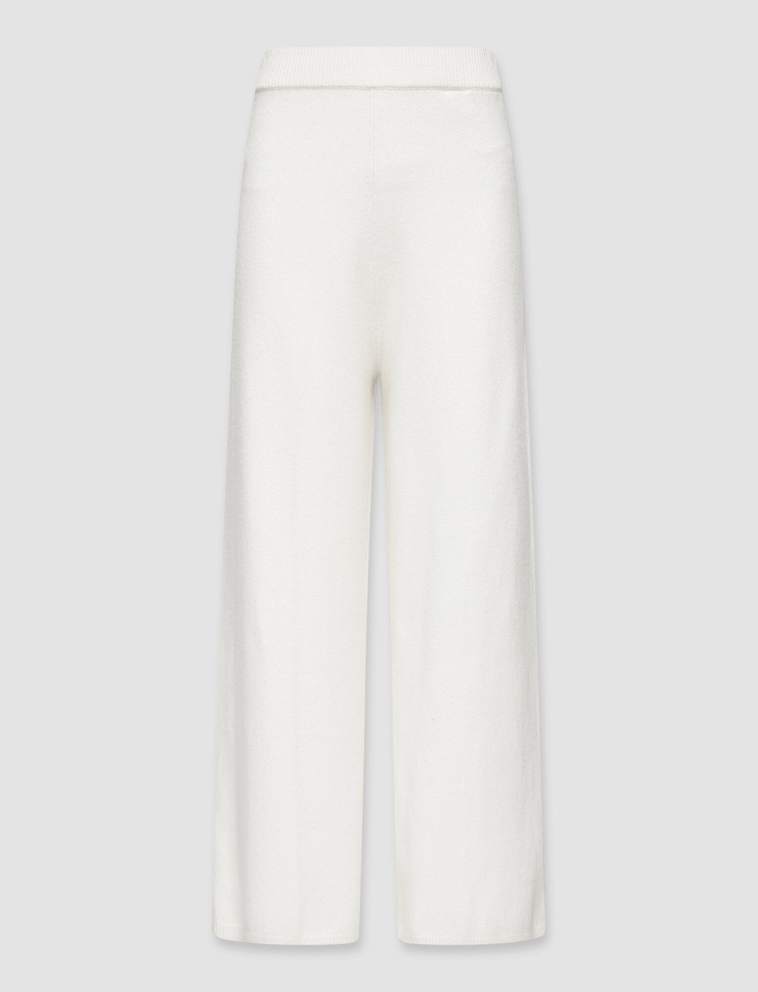 Joseph, Pantalon en laine et cachemire confortable, in Ivory