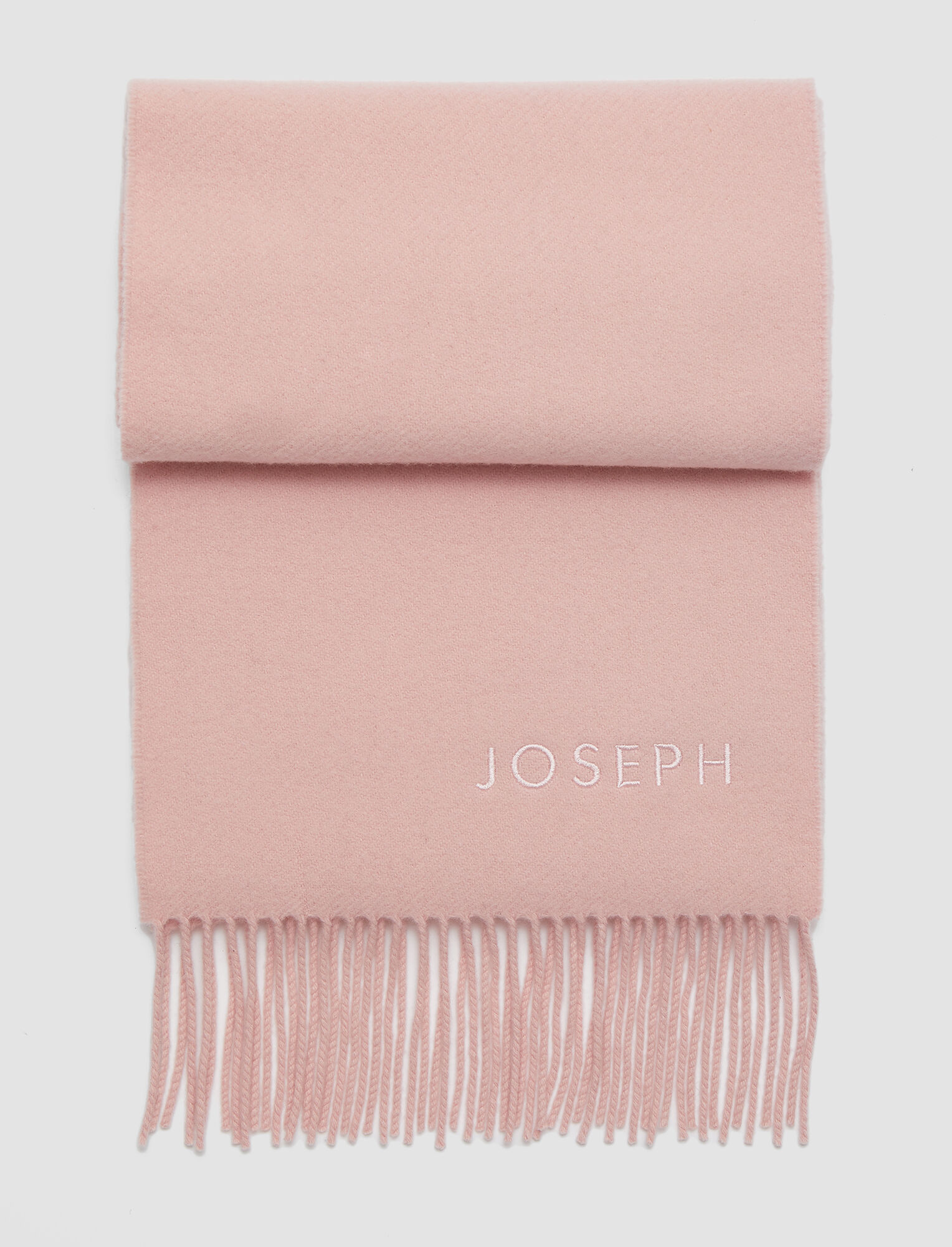 Joseph, Wool Cashmere Blend Alice Scarf, in Candy