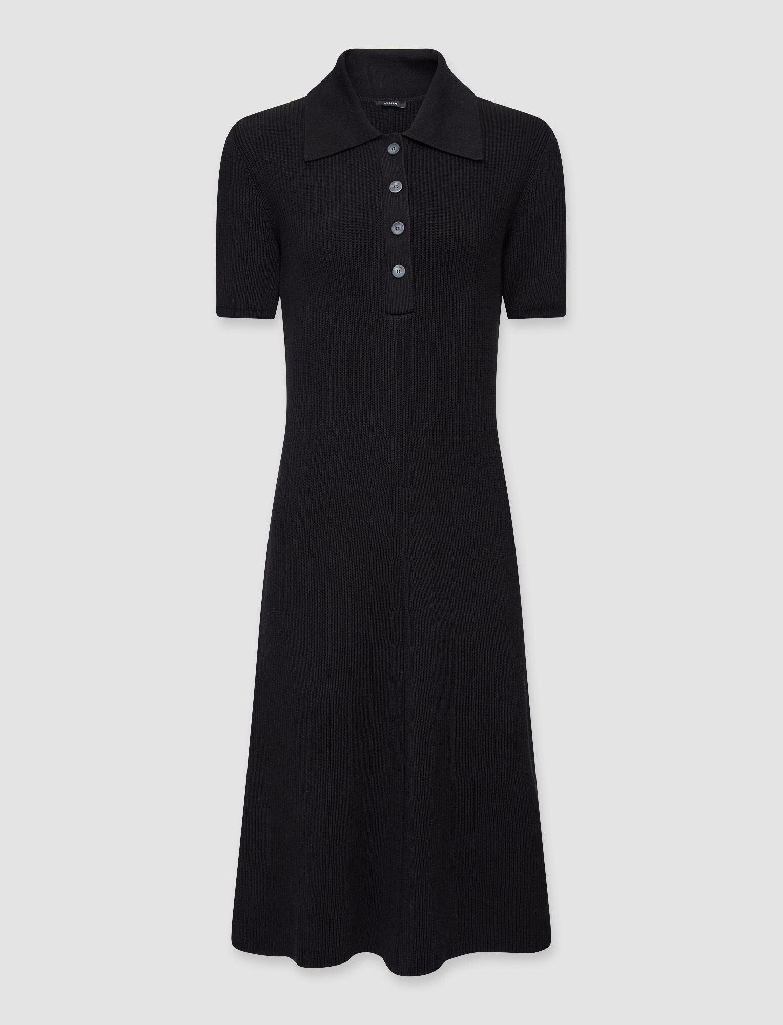 Joseph, Egyptian Cotton Dress, in Black