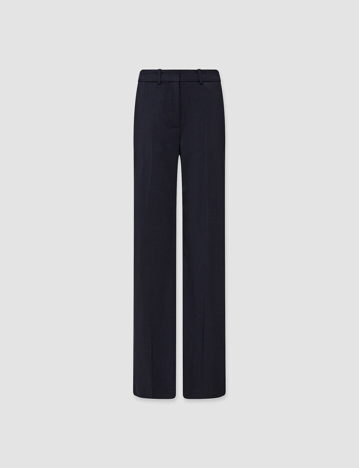 Joseph, Tailoring Wool Stretch Morissey Trousers, in Navy