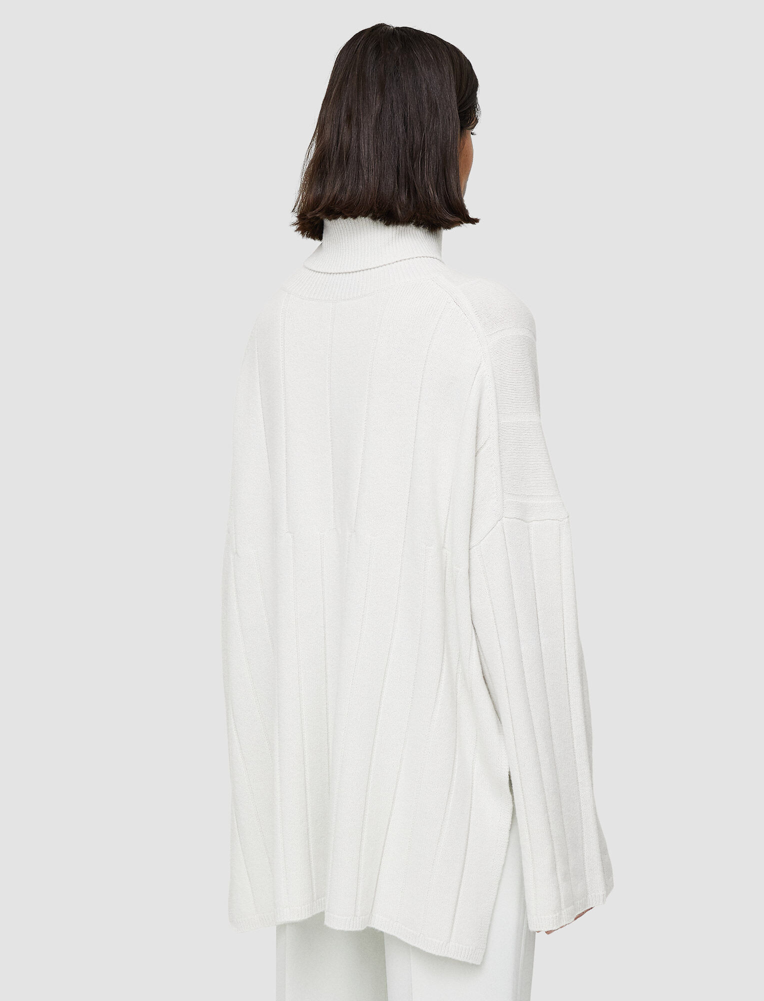 Joseph, Pull poncho en maille oversize, in Putty