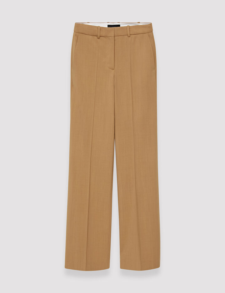 Joseph, Tailoring Wool Stretch Morissey Trousers, in Cassonade