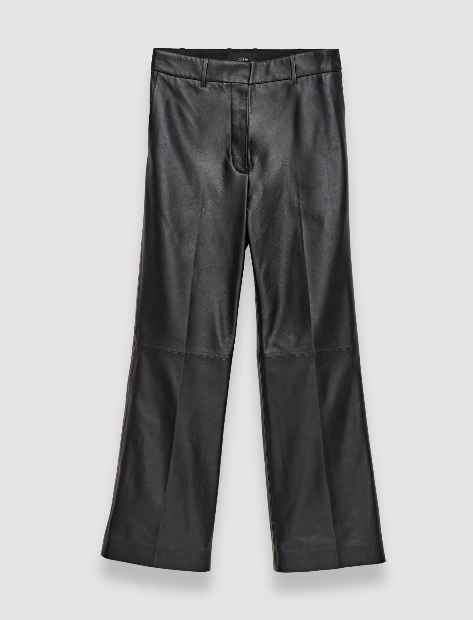 Joseph Nappa Leather Talia Trousers In Black