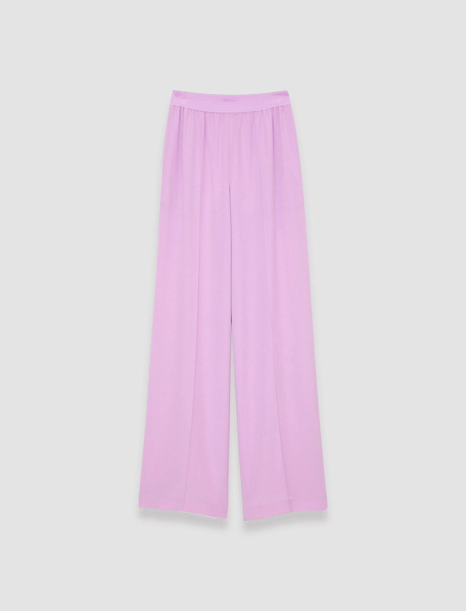 Joseph, Silk Crepe de Soie Hulin Trousers, in Begonia Pink