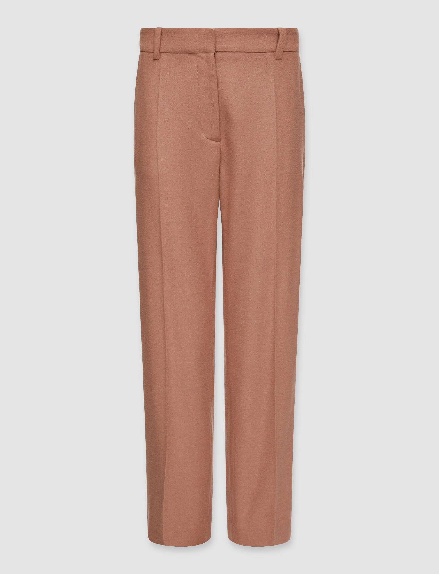Joseph, Brushed Flannel Coleman Trousers, in Mauve