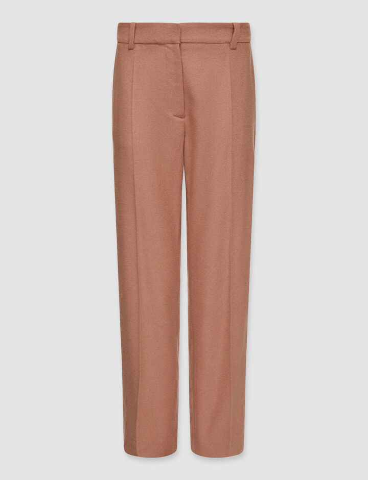 Joseph, Coleman-Pant-Brushed Flannel, in Mauve