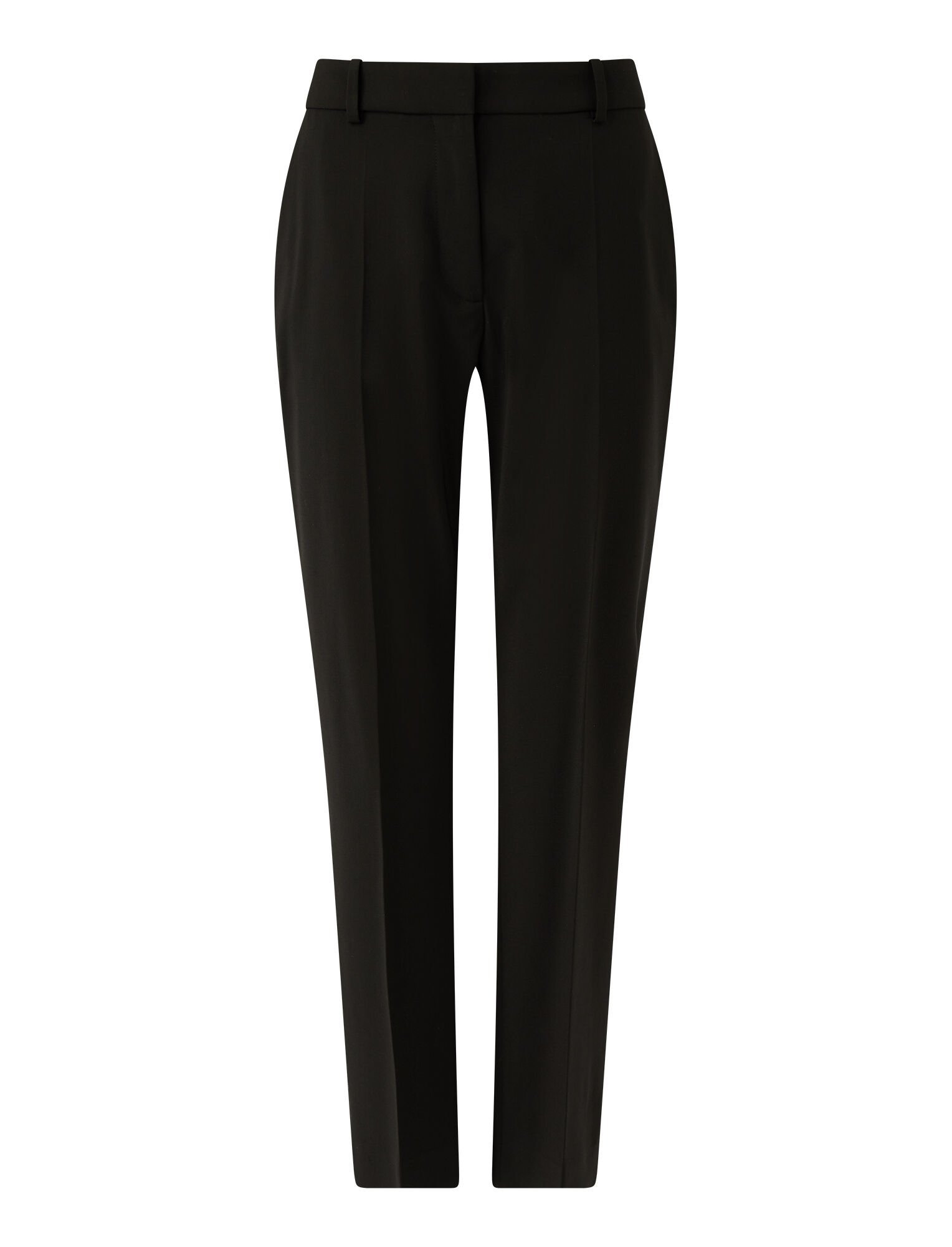 Joseph, Light Wool Suiting Tape Trousers, in BLACK