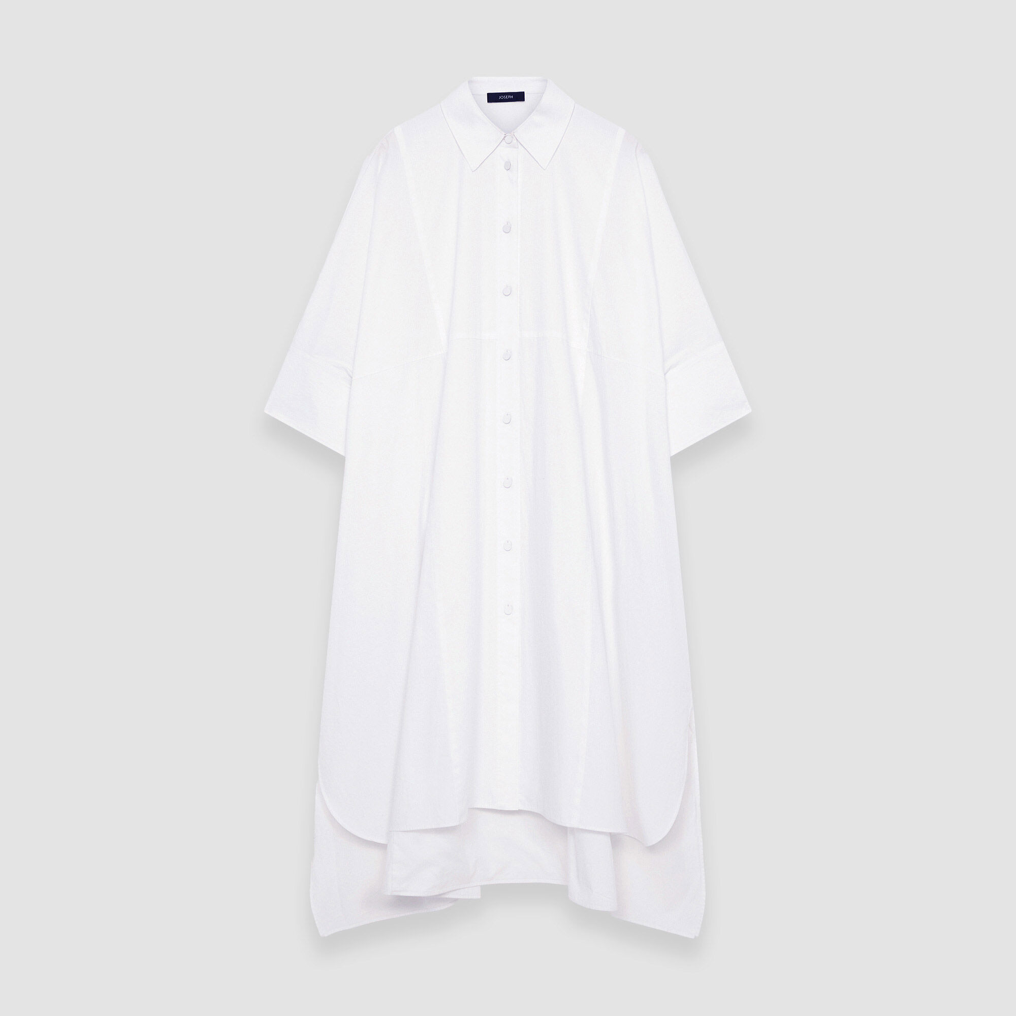 Shop Joseph Poplin Dania Dress In White