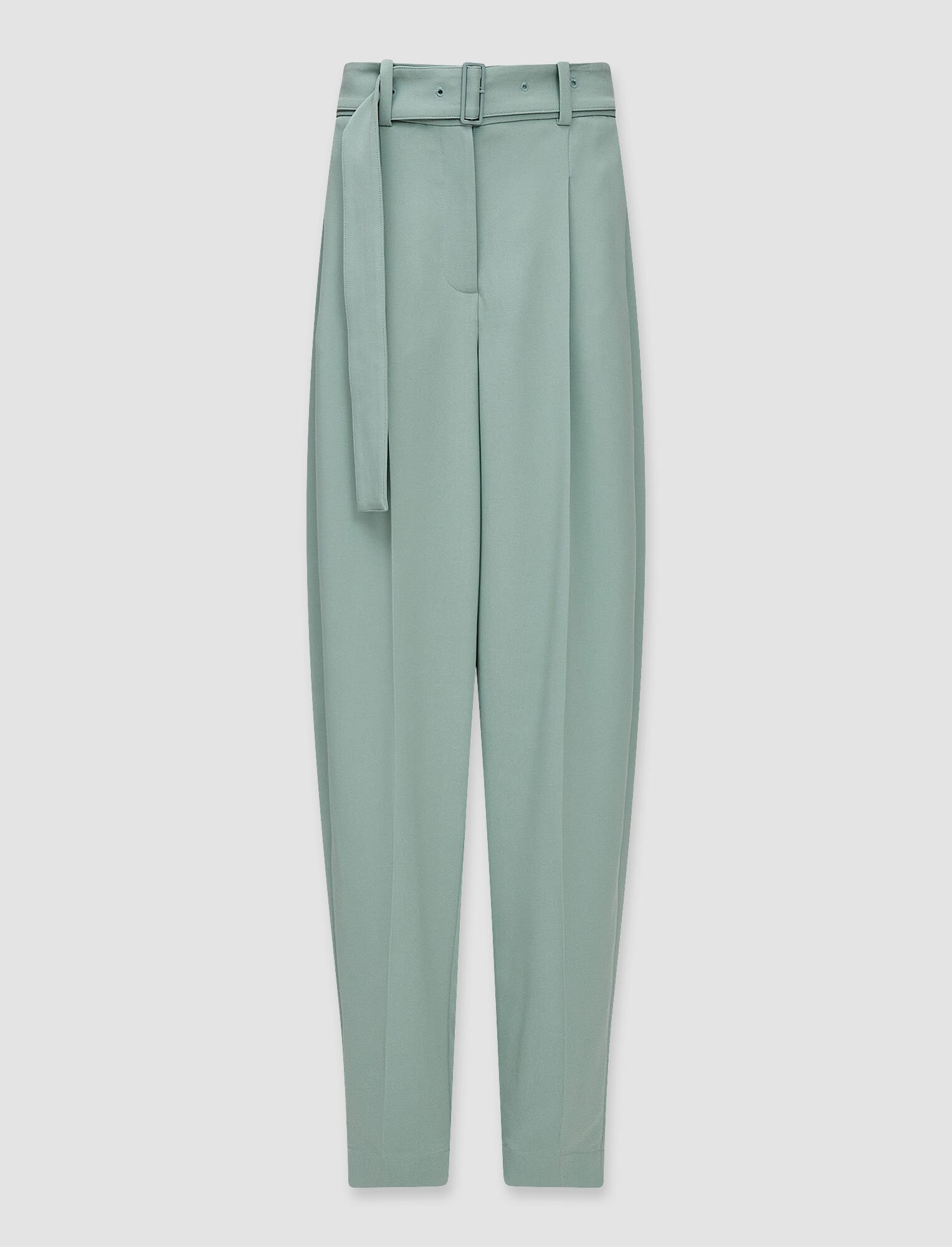 Comfort Cady Drew Trousers in Green JOSEPH US