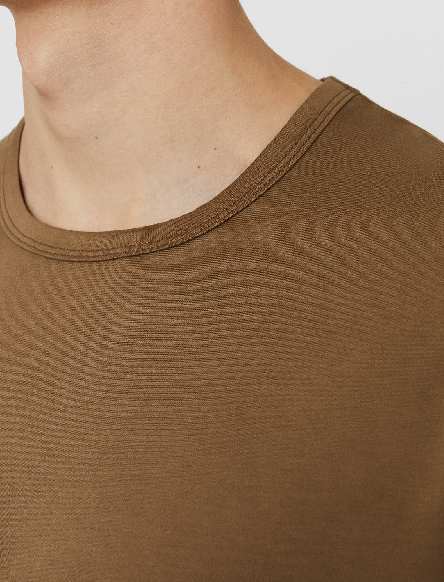 Joseph, Suvin Soft Jersey Top, in Camel