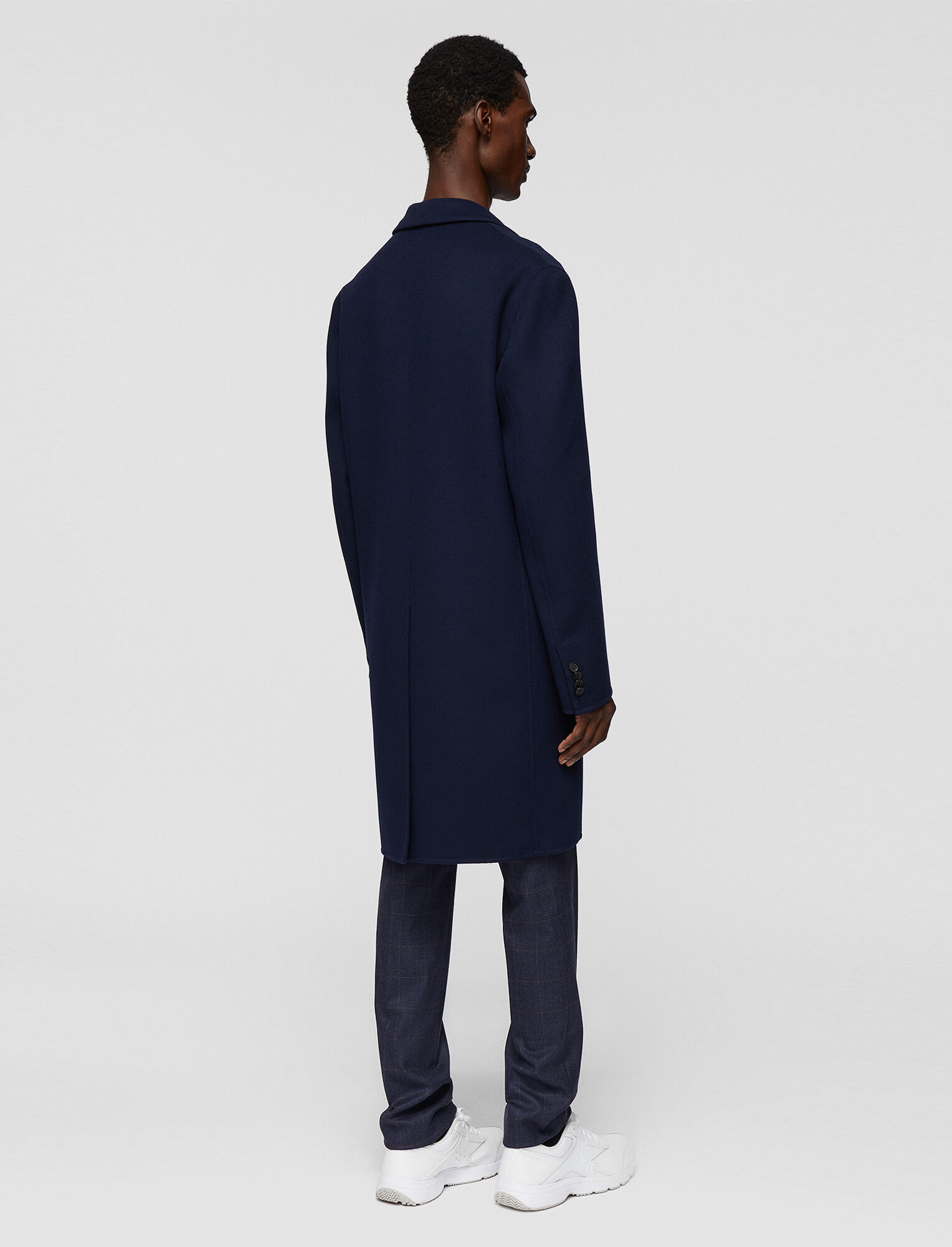 Joseph, Armand Luxe Double Wool Coat, in NAVY