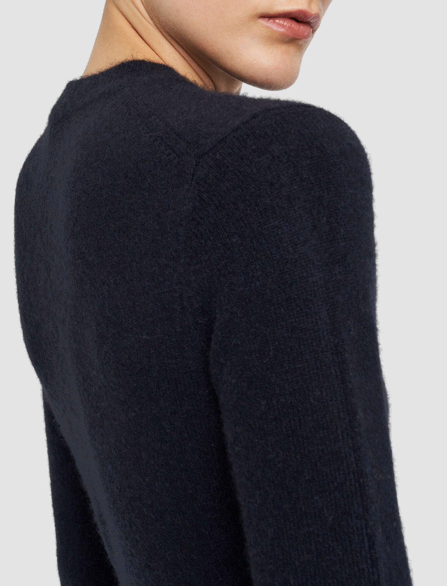 Joseph, Brushed Cashmere Dress, in Navy