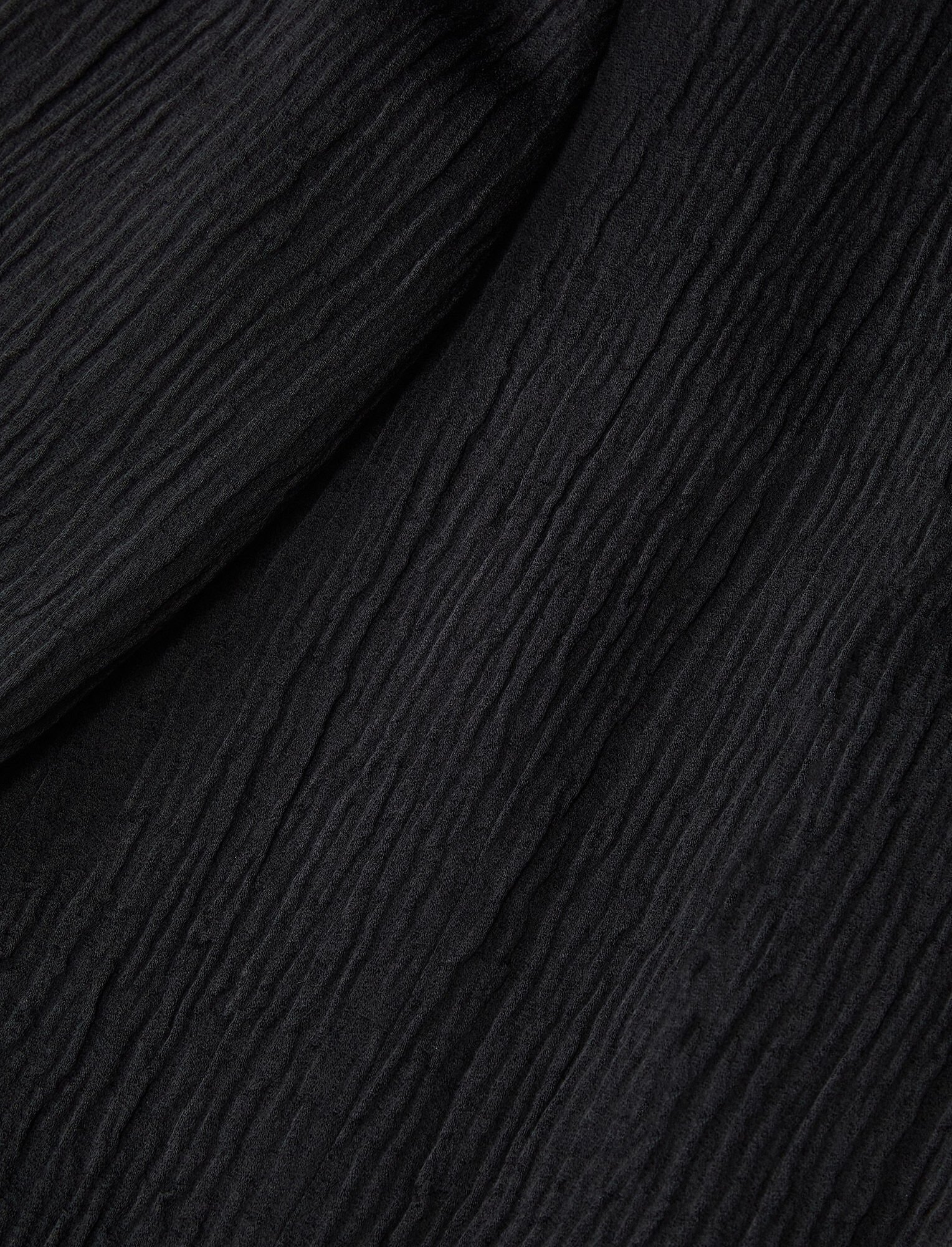 Joseph, Textured Viscose Talma Trousers, in Black