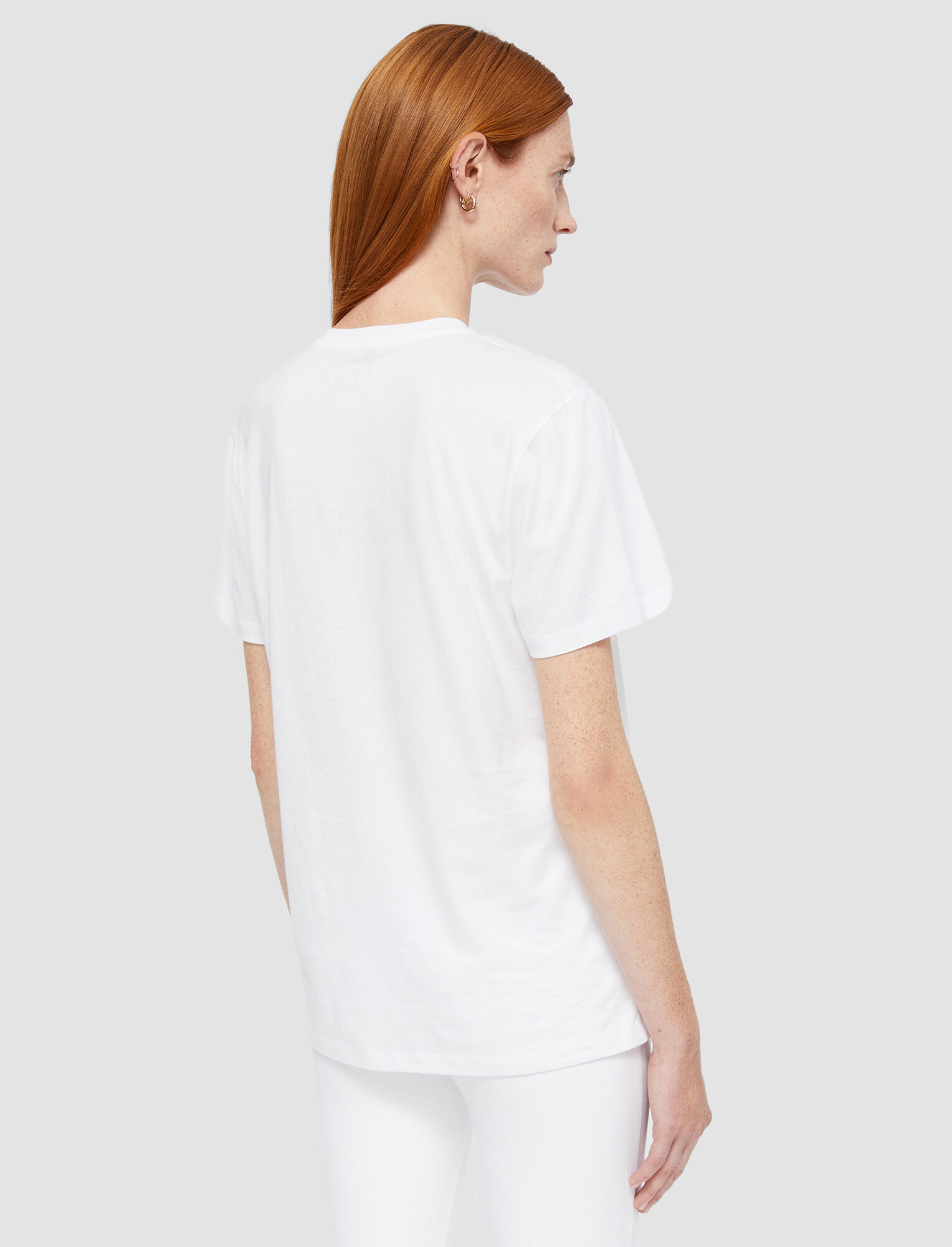 Joseph, Cotton JOSEPH T-Shirt, in White