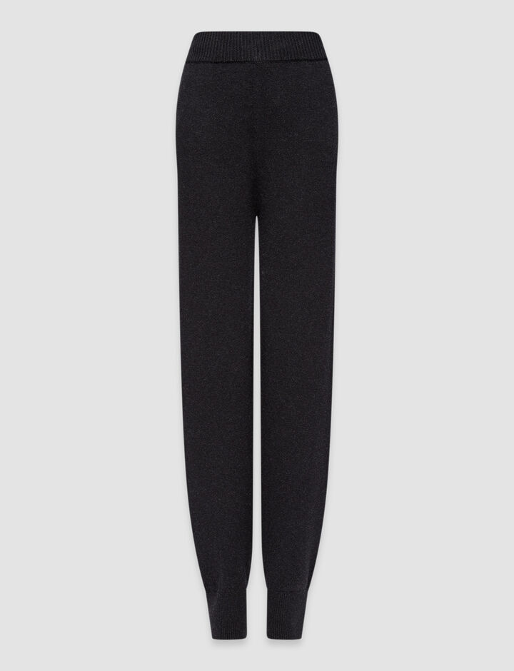 Joseph, Silk Cashmere Loungewear Trousers, in Dark grey