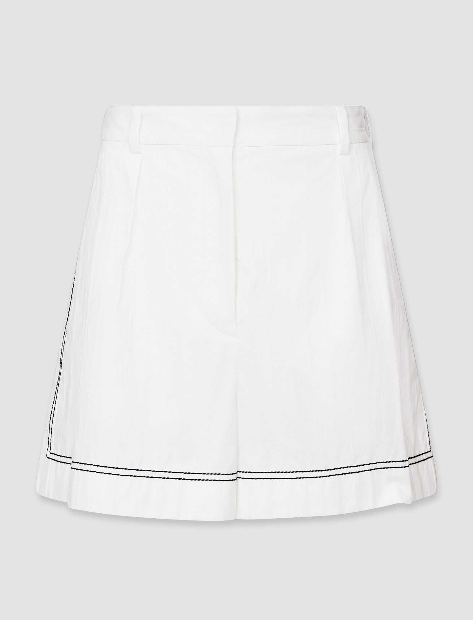 Joseph, Floral Cotton Riley Shorts, in Ivory
