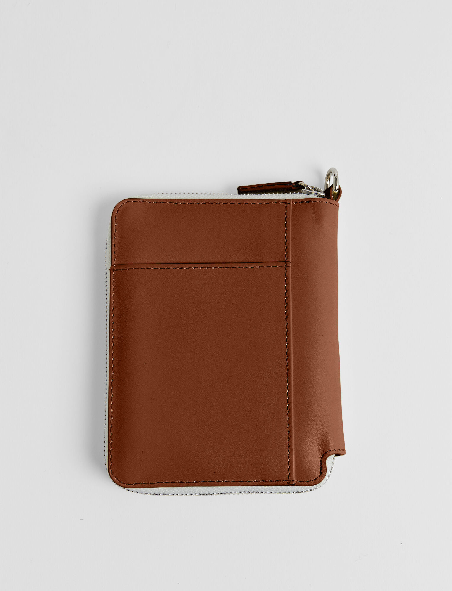 Joseph, Leather Strap Zip Wallet, in Copper