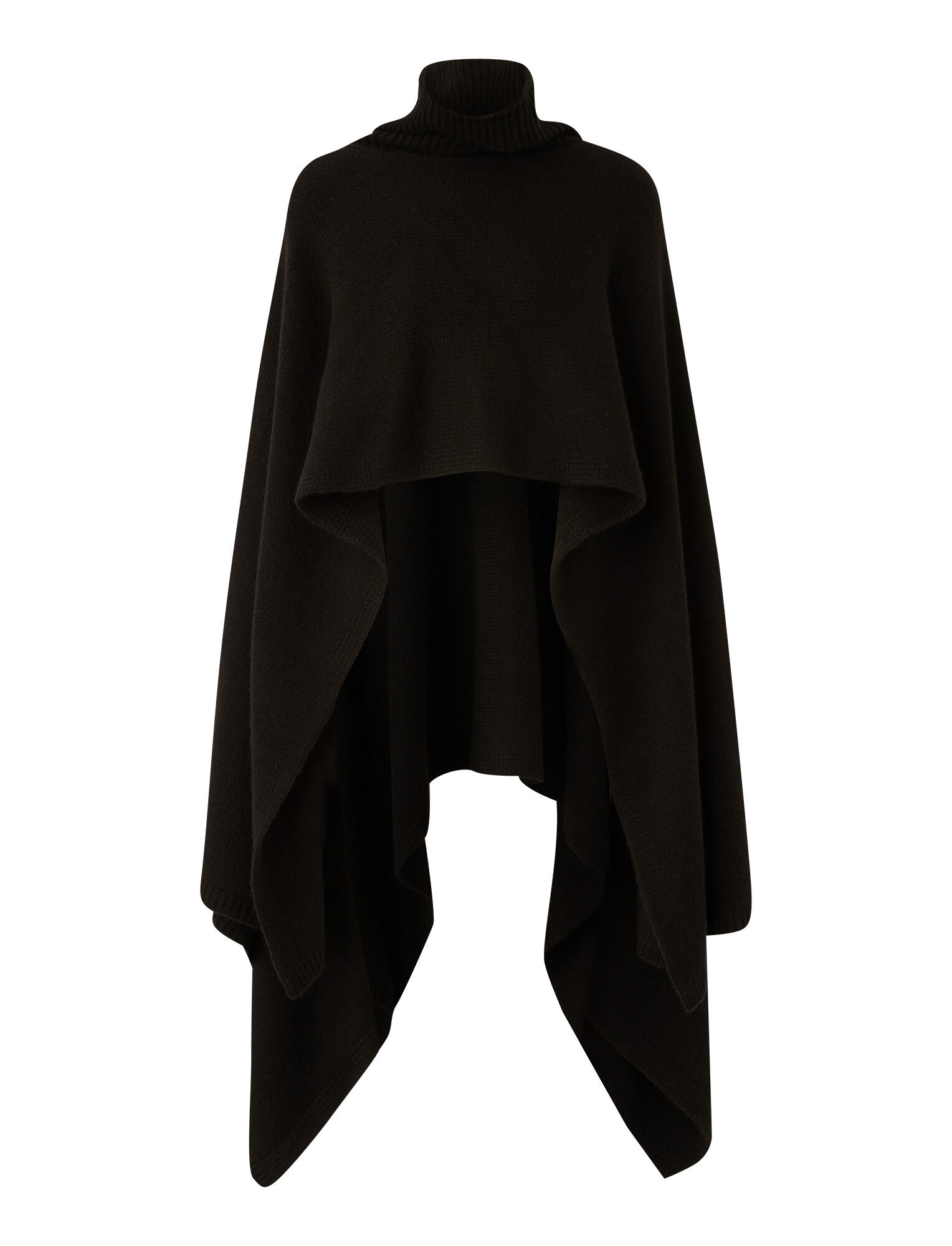 JOSEPH PONCHO LUXE CASHMERE KNIT,jf0048540010one-black-ONE SIZE