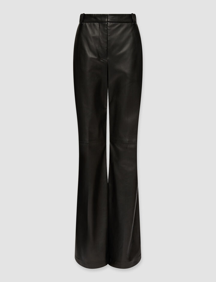 Joseph, Nappa Leather Morissey Trousers, in BLACK
