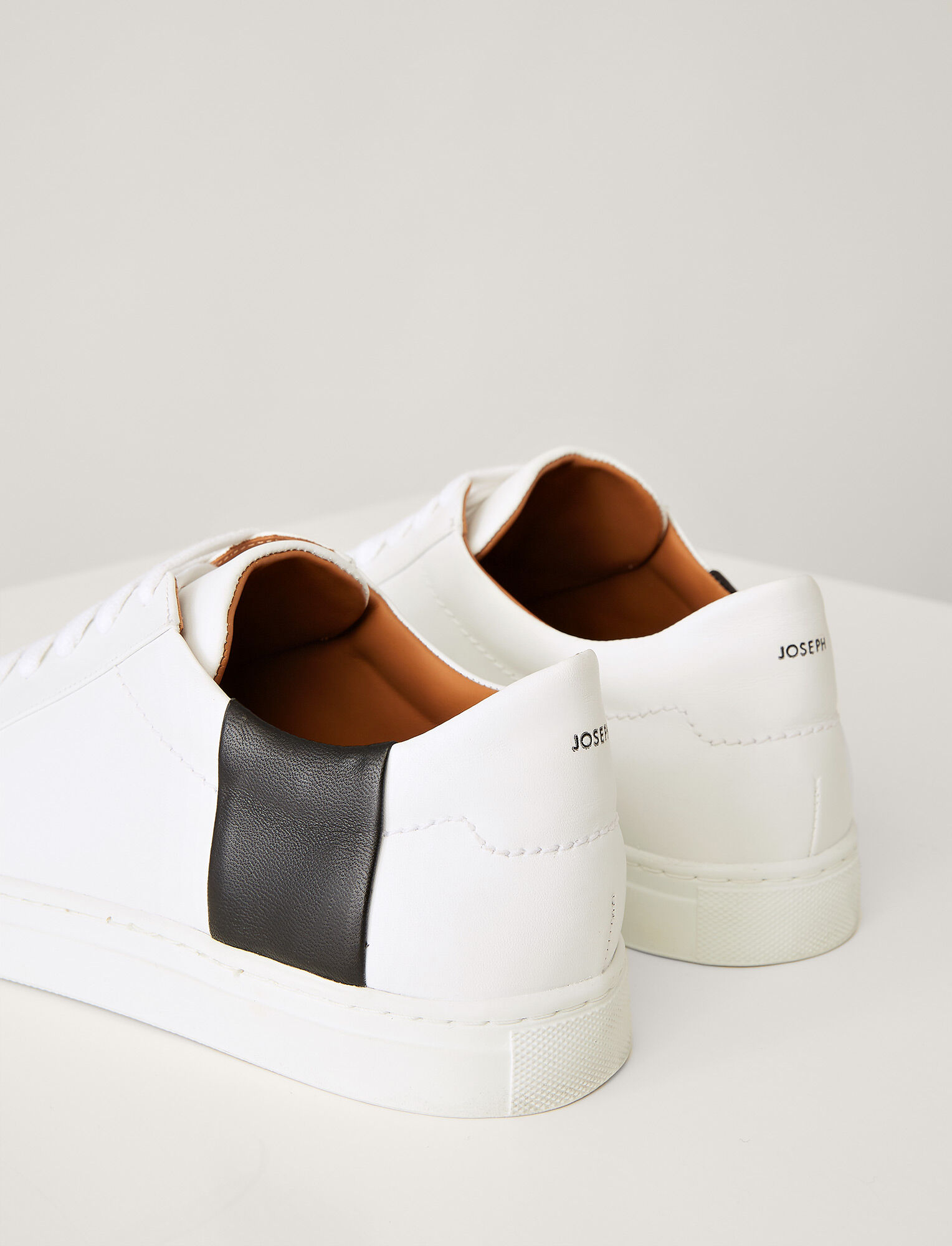 Joseph, Harry Leather Sneaker, in WHITE