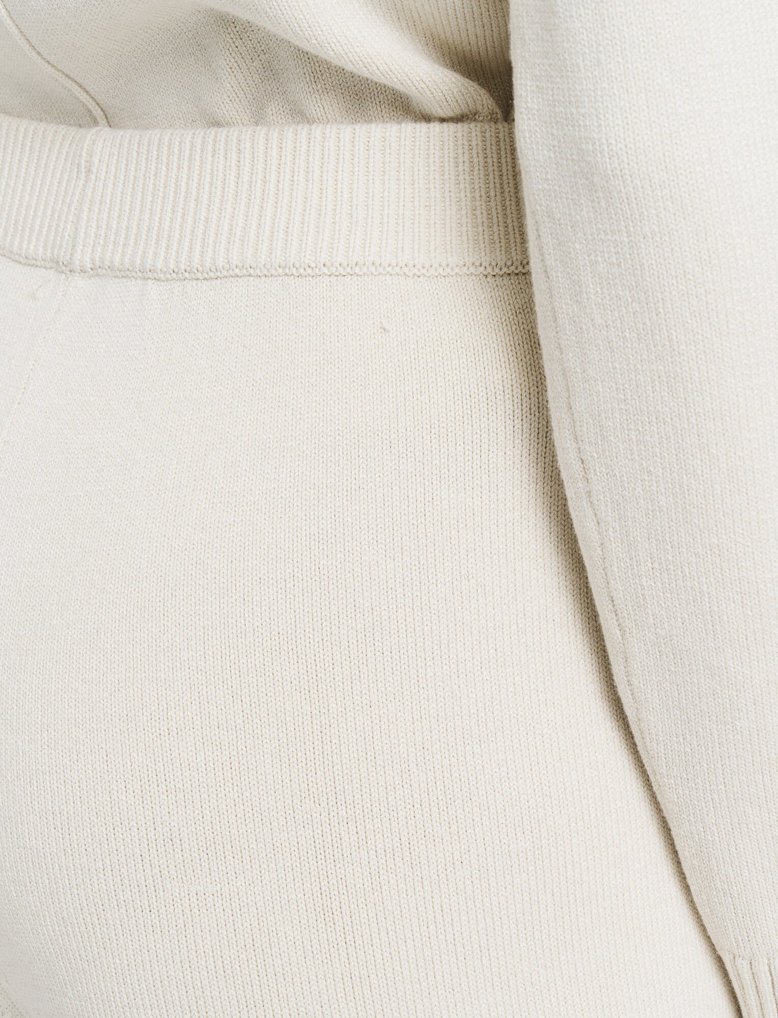 Joseph, Silk Cashmere Culottes, in Oyster White