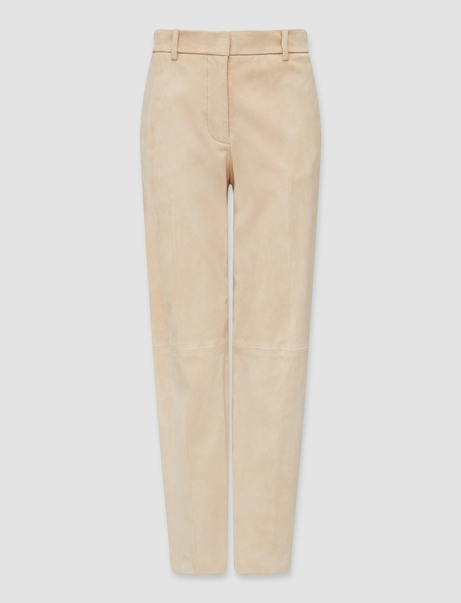 Joseph, Suede Stretch Coleman Trousers, in Salmon