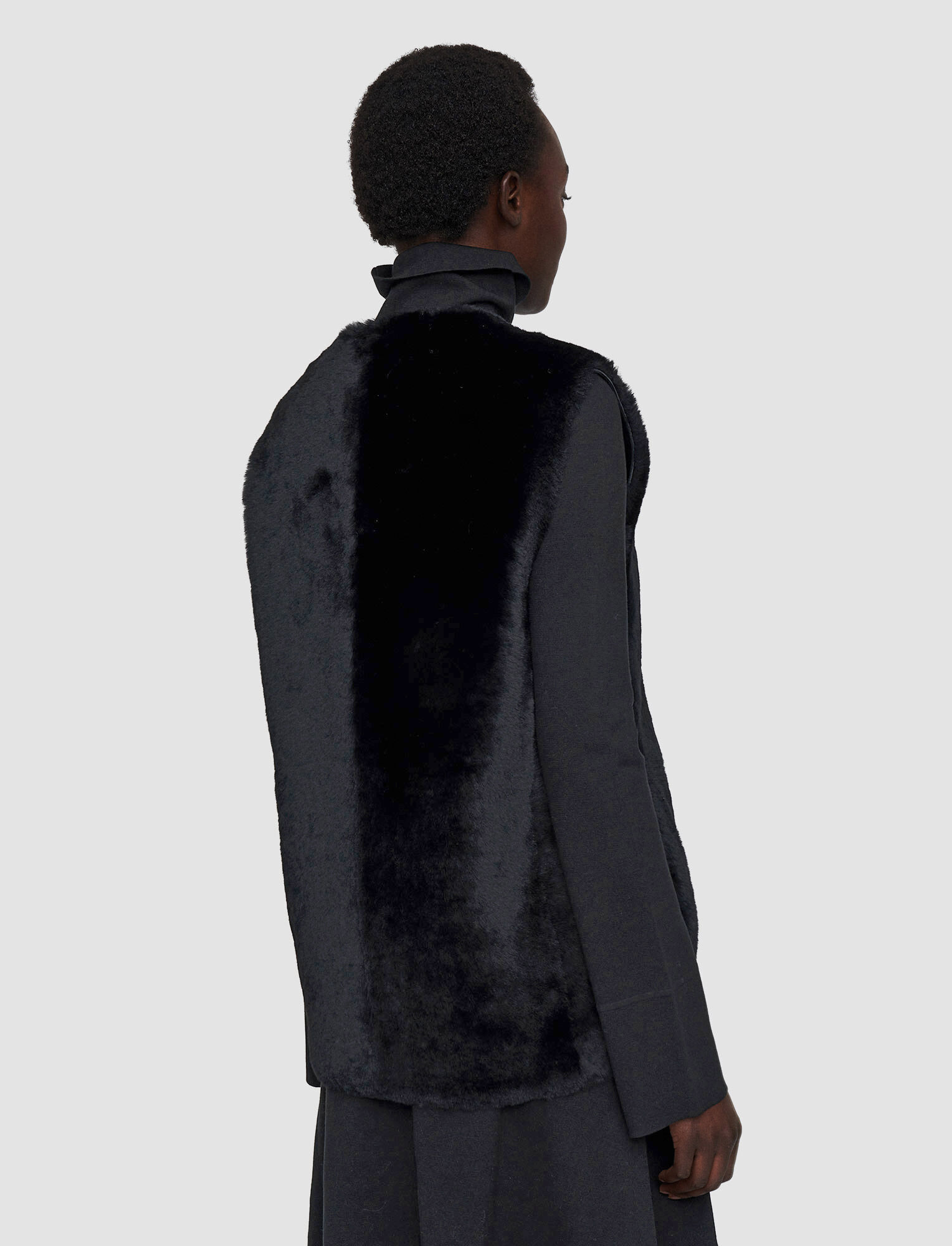 Joseph, Reversible Shearling Aberavon Jacket, in Black
