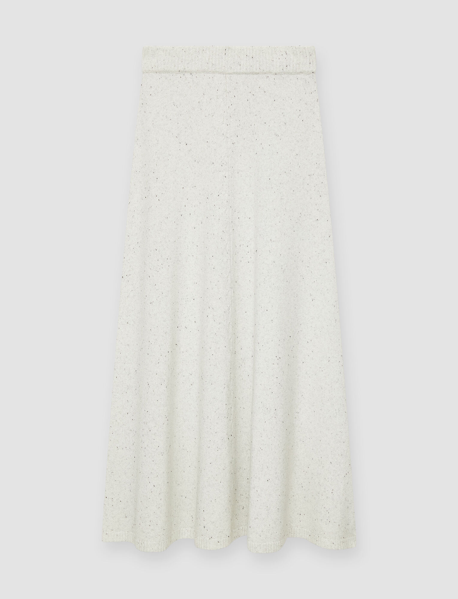 Joseph, Tweed Knit Skirt, in Ivory