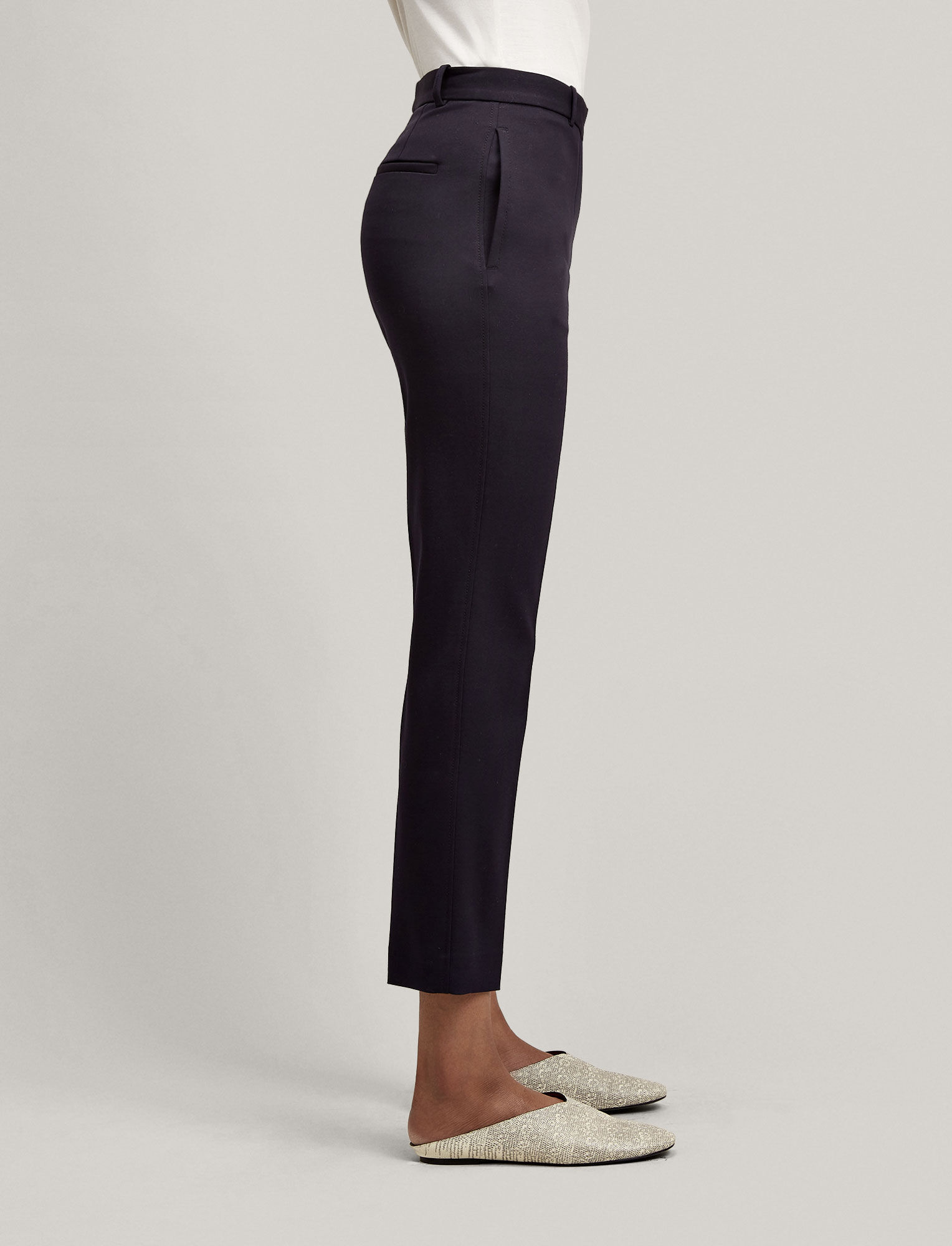 Joseph, Zoom Stretch Wool Trousers, in NAVY